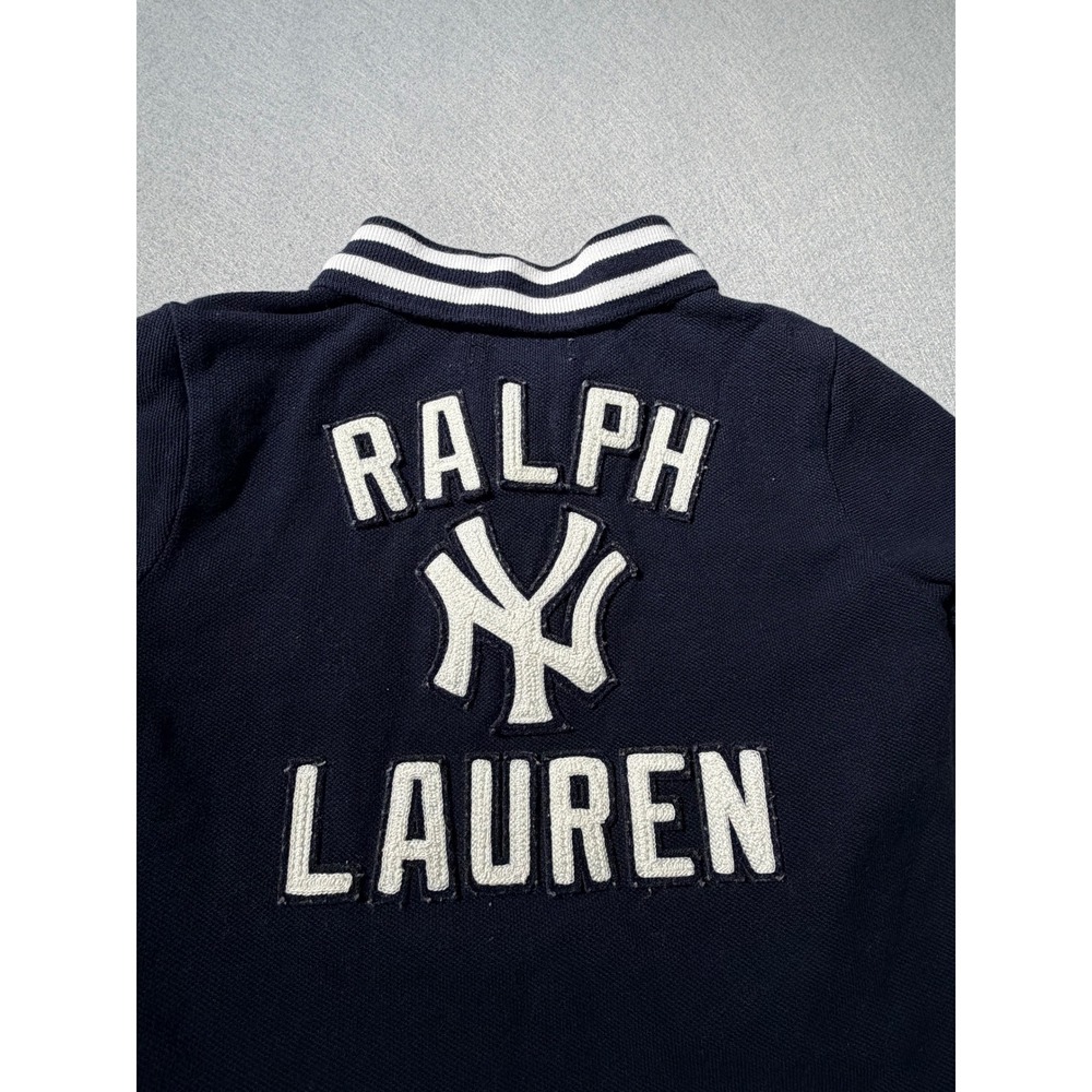 Ralph Lauren NY Yankees Polo Shirt Kids 24M Navy Blue MLB Collaboration - Picture 6 of 6